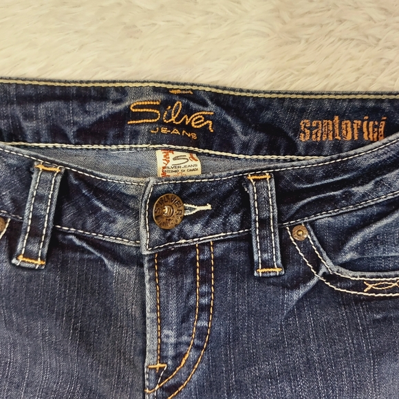 SILVER Jeans Santorini Denim Capri Pants, Size  28 - Picture 4 of 11